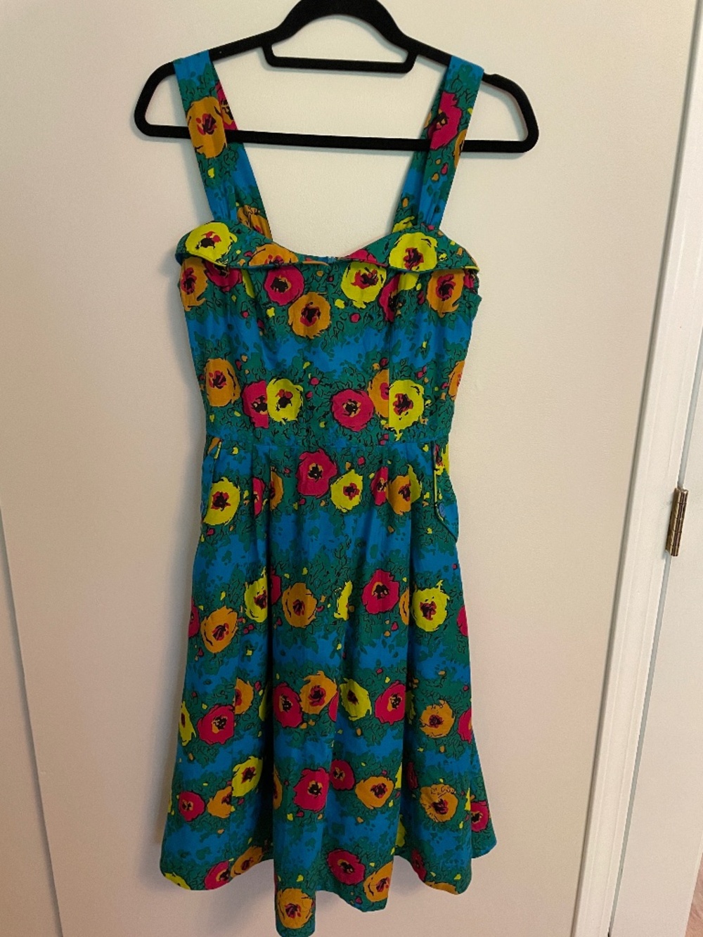 RETRO Pop art Poppy sundress